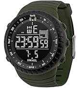 Mens Watches, Military Watches for Men Tactical Waterproof Digital Watch with Timer/Alarm/Date/Ba...