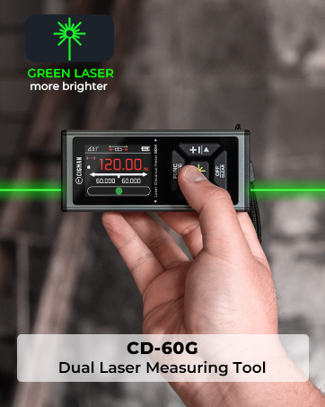 Green Dual laser measuring tool