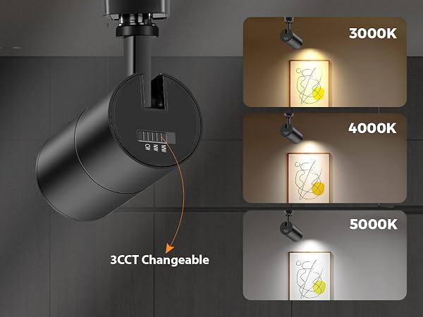 Zoomable Track Lighting Heads 10w