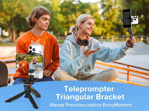 Heliora Teleprompter Kit for iPhone &amp;amp; Android (with Tripod)