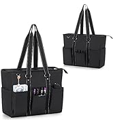 Damero Nurse Tote Bag with Padded Laptop Sleeve, Nursing Bag with Mutiple Pockets for Work, Home ...