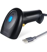 Handheld USB Barcode Scanner Wired 1D Bar Code Reader for Supermarket, Convenience Store, Warehouse