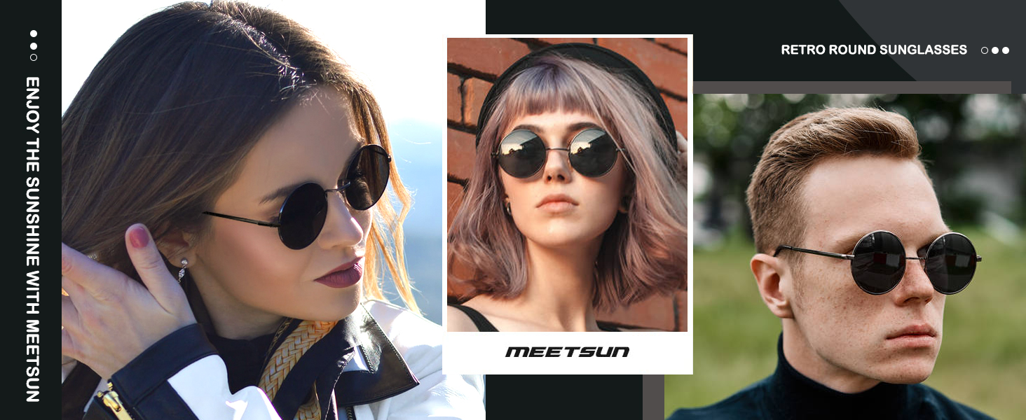 Small Round Polarized Sunglasses