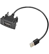Anina USB Port Car Charger for Honda, Male to Female USB Power Socket Adapter, Panel Flush Mount ...