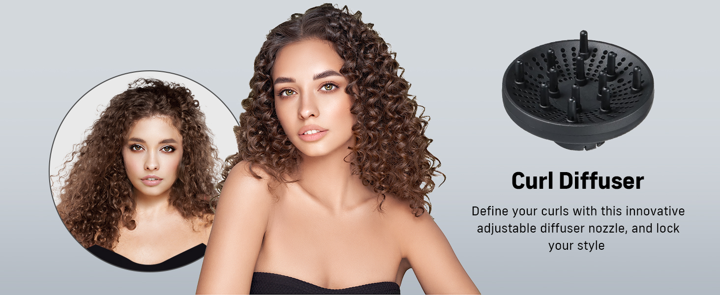 Hair Dryer with Diffuser