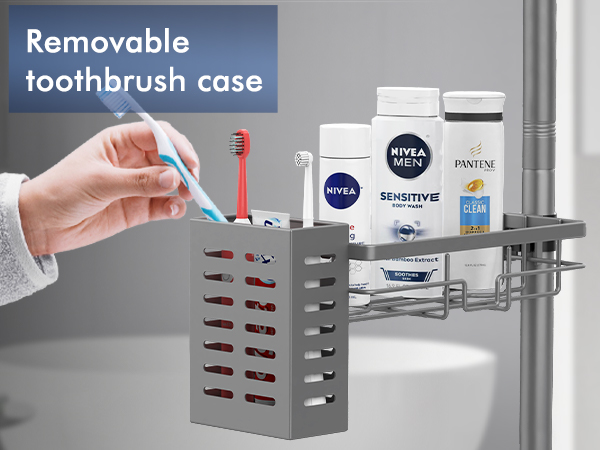 shower caddy tension pole