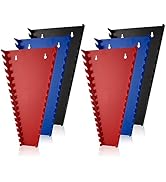 ALOANES 96-Slot ABS Plastic Wrench Organizer, Standard Hanging Wrench Organizer for Tool Box and ...