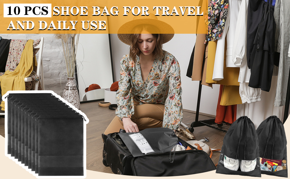 black Shoe Travel Bags