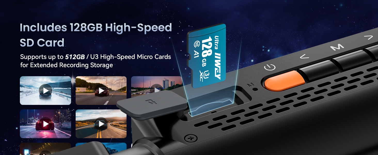 PRE INSTALLED 128GB CARD