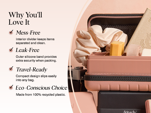 Kitsch 4-Compartment Travel Soap Case