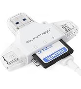 SD/Micro SD Card Reader for iPhone/ipad/Android/Mac/Computer/Camera,Portable Memory Card Reader 4...