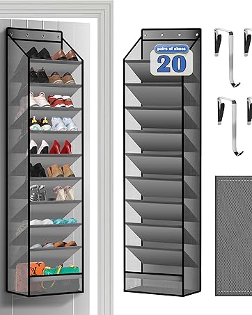  Over - the - Door Hanging Shoe Organizers 