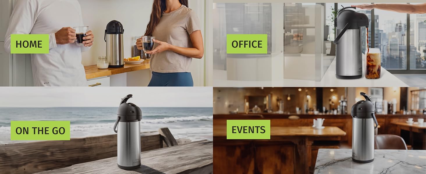 restaurant coffee dispenser for a hotel, the office, a corporate meeting or break room