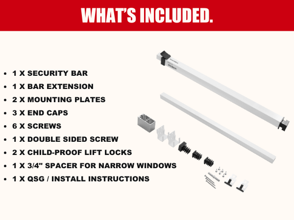 Window bar for security