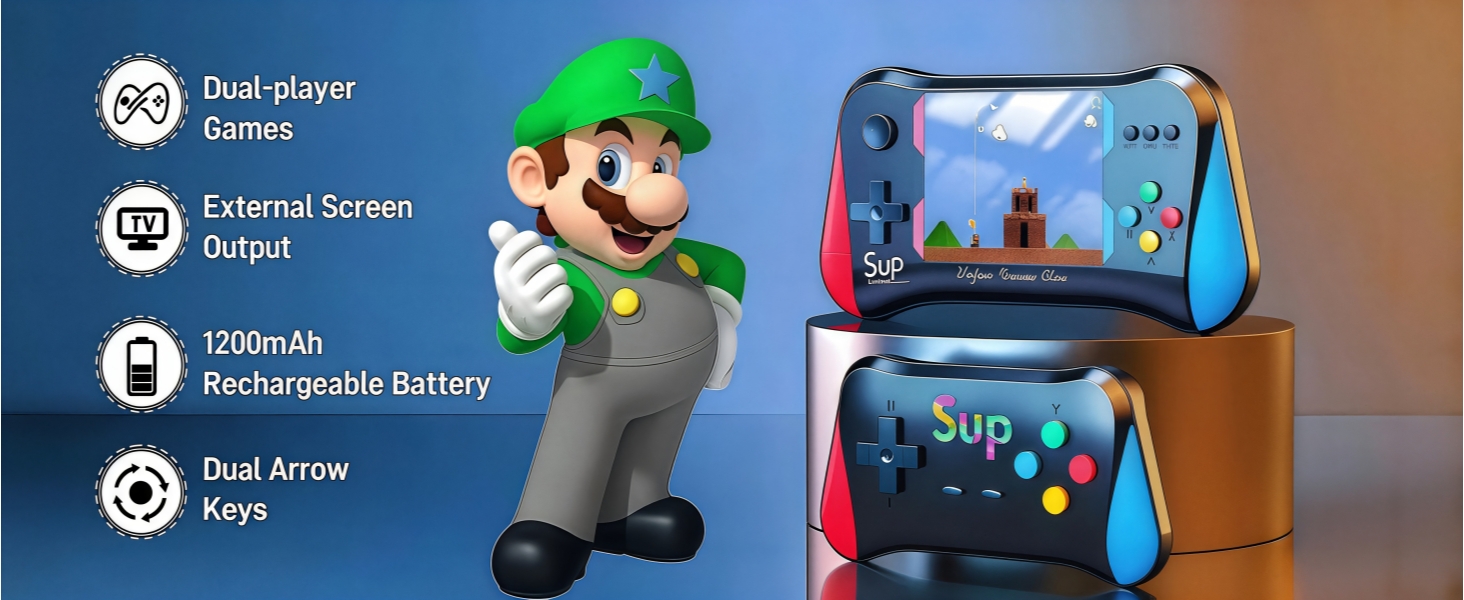 500-in-1 Retro Game Console