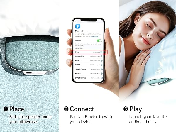FMIEKHG Pillow Speaker for Sleeping