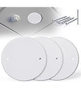 1 Pcs Smoke Detecte Cover Plate, 5 Inch Metal Round Blank Ceiling Cover Plate, Outlet Cover Plate...