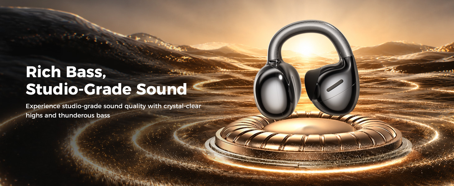 Rich Bass, Studio-Grade Sound Experience studio-grade sound quality with crystal-clear highs