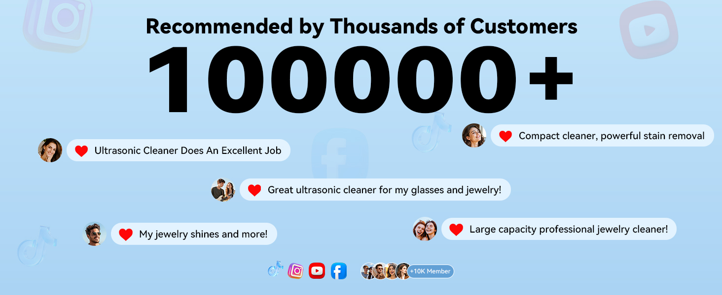 jeatone ultrasonic jewelry cleaner