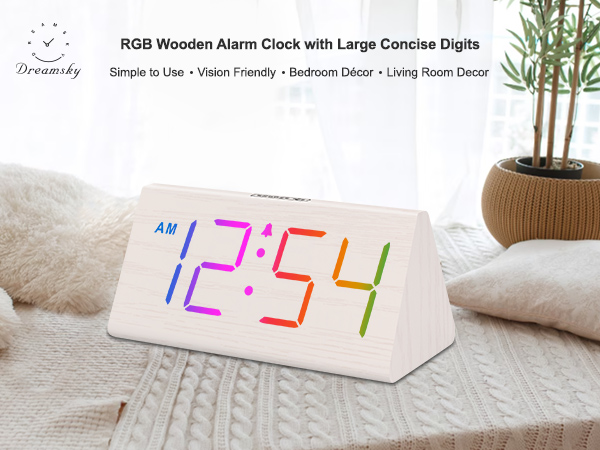 rgb kids alarm clock