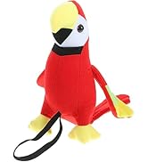 Toddmomy Stuffed Parrot for Shoulder Pirate, Parrot Stuffed Animal Stuffed Parrot Plush Soft Parr...