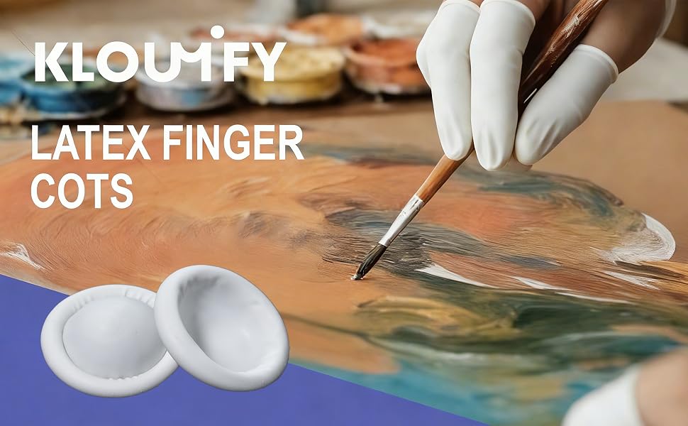 kloumify Latex Finger Cots