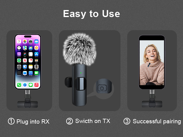 Mini Wireless Lavalier Microphone