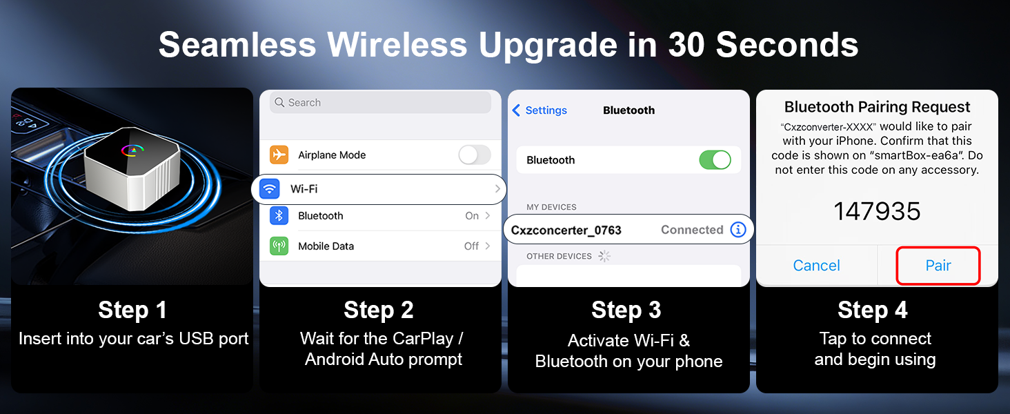 Wireless CarPlay Adapter