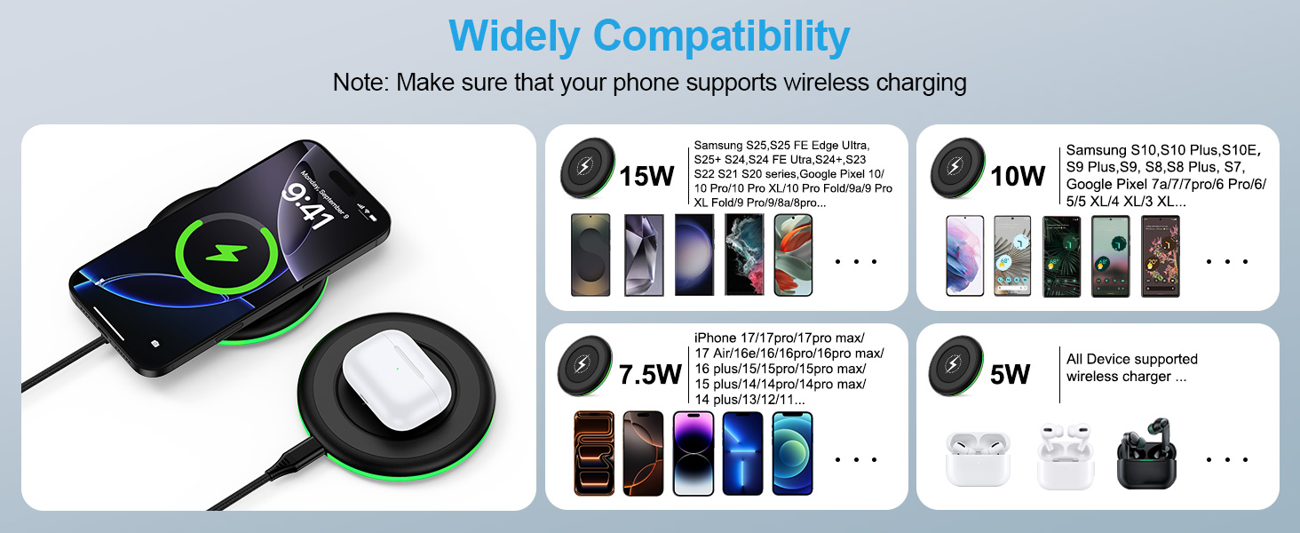 fast wireless charging pads
