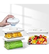 Food Vacuum Sealer Set, Vacuum sealer for food, handheld vacuum sealer(small vacuum sealer+ 3 vac...