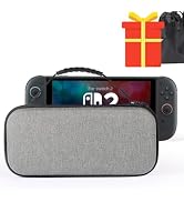 zmgnnd Carrying Case for Nintendo Switch 2 Model 2025(Slim,Hard Shell,12 Game Card Slots,Gamer Gi...