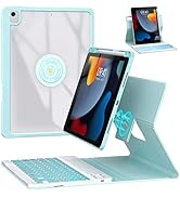 iPad 9th/8th/7th Generation Case with Keyboard 10.2 inch,360° Rotatable Magnetic iPad Air 3 Pro 1...