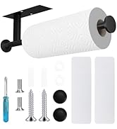 YUSSHN Paper Towel Holder,Self Adhesive or Drilling Paper Towel Holder Wall Mount for Kitchen,SUS...