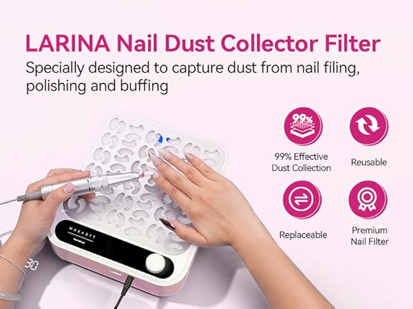Nail Dust Collector Filter