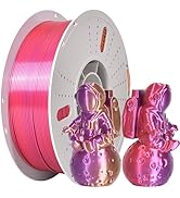 PINBALL Silk PLA 3D Printer Filament 1.75mm Shiny Silk Tricolor Filament 3D Printing PLA Filament...