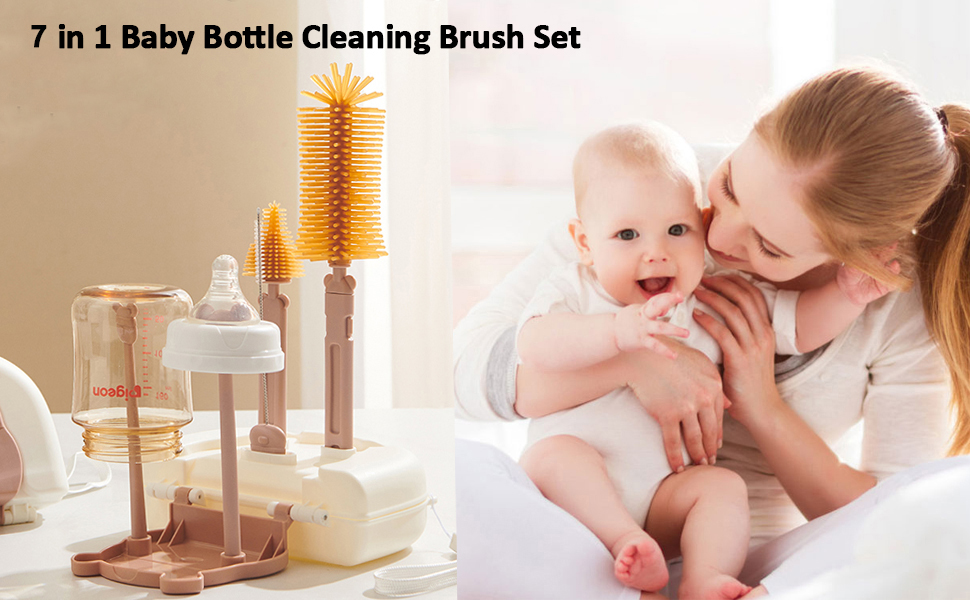Baby Bottle Cleaning Brush Set