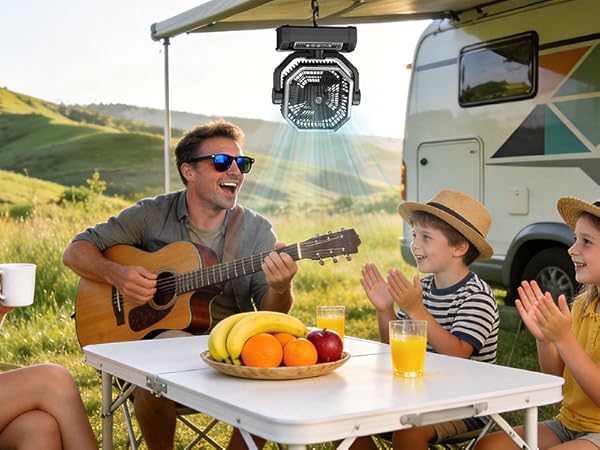 fan for camping