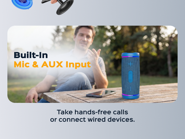 Built-In Mic &amp;amp; AUX Input