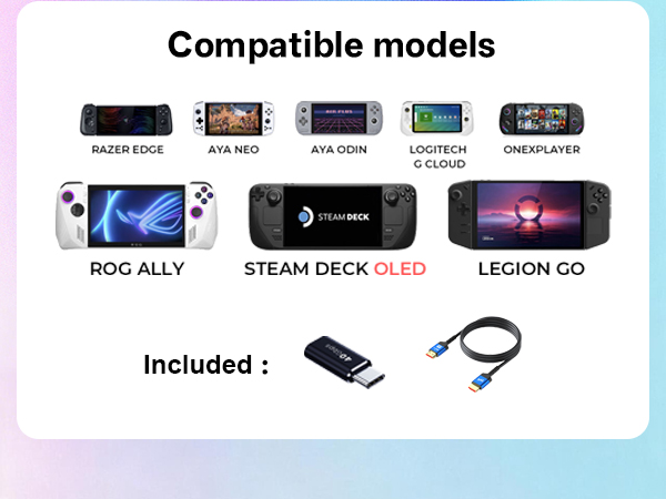 Steam deck dock