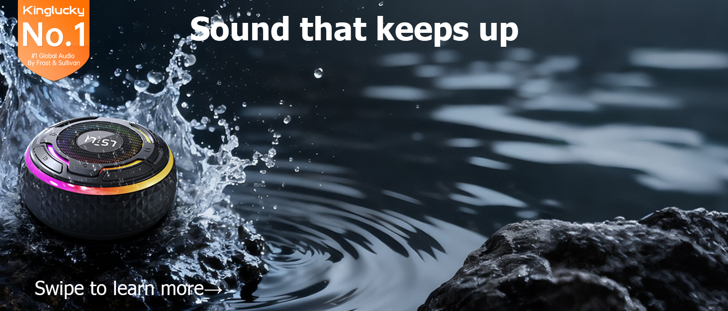 Shower Speaker Kinglucky