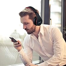 wireless and wired headphones over ear headset with bluetooth wired headphones with microphone