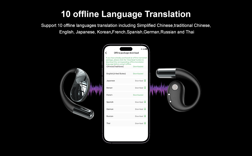 translation earbuds real time