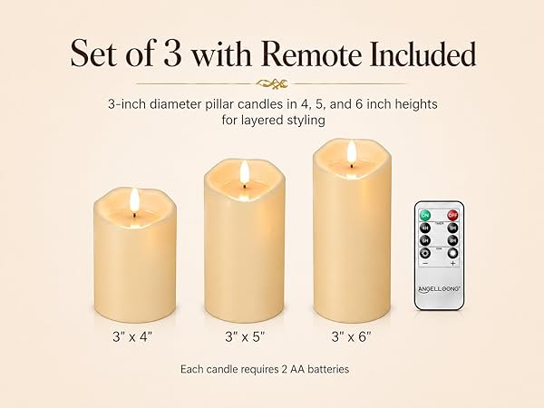 battery operated candles with timer