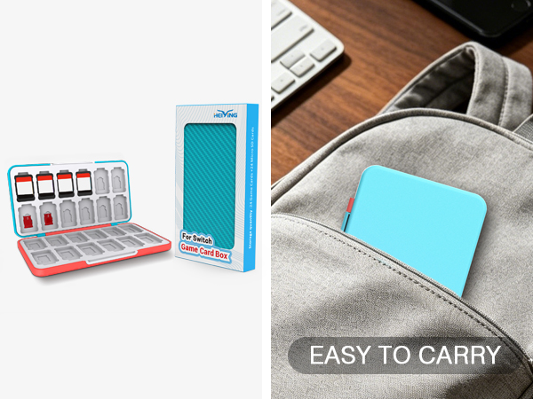 Game card case feature