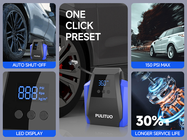 Tire Inflator Portable Air Compressor