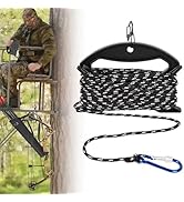 32 Ft Bow Rope for Treestand – Heavy-Duty Hunting Rope with Reflective Design, Adjustable Hoist R...