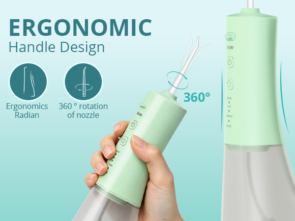 Rechargeable &amp;amp;amp; IPX7 Waterproof, Travel Portable Dental Cleaner