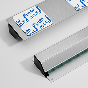 Can use double-sided adhesive suitable for hard walls