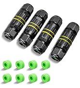 Oyviny 3 Pole Electrical Junction Box IP68 Waterproof, UL Certified M16 Wire Connector for 3.5-10...