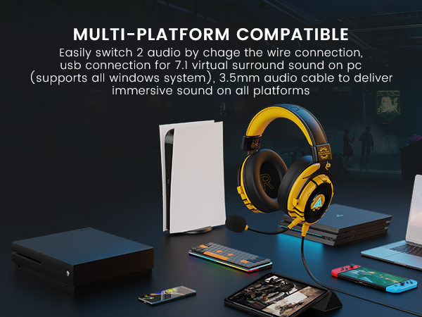 gaming headphones with microphone